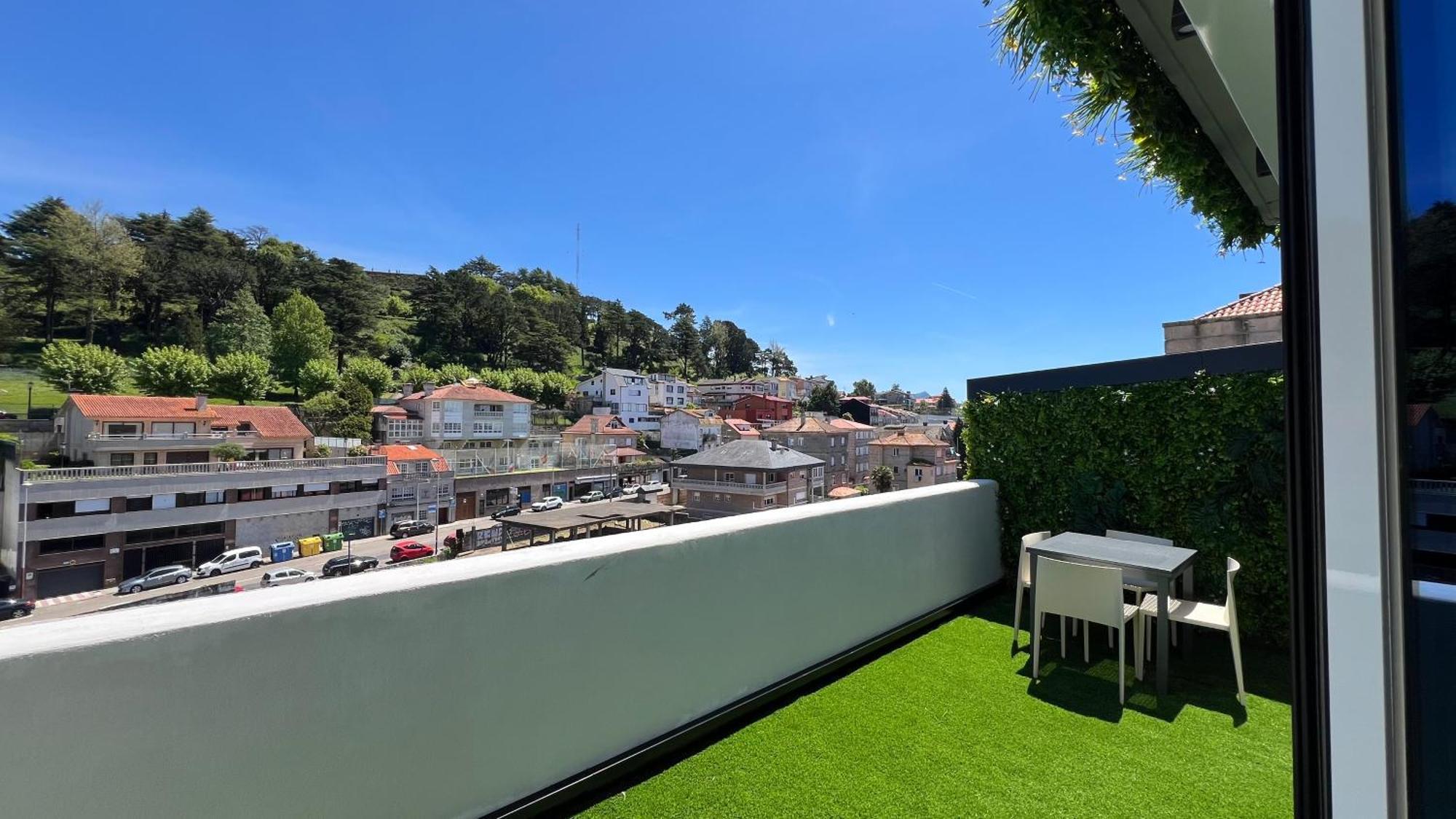 Apartamento La Terraza Del Atico Con Parking Incluido Vigo Exterior foto